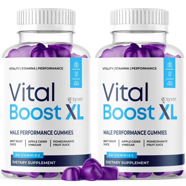 Vital Boost XL Male Performance Supplement Bottle